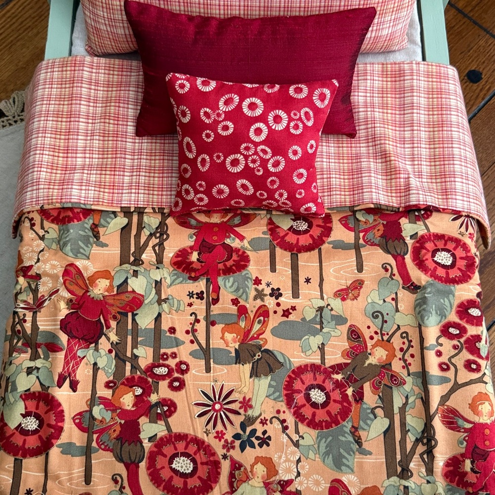 ❤️🧡Doll Bed Bedding - Picture 2 of 6
